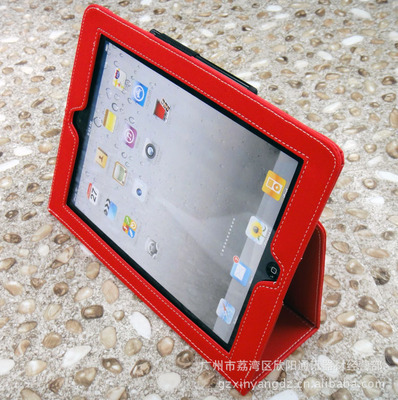【ipad3 布紋背插保護套 帶觸筆 蘋果三代保護套配件】價格,廠家,圖片,數碼保護套/保護殼,廣州市荔灣區欣陽通訊器材經營部-